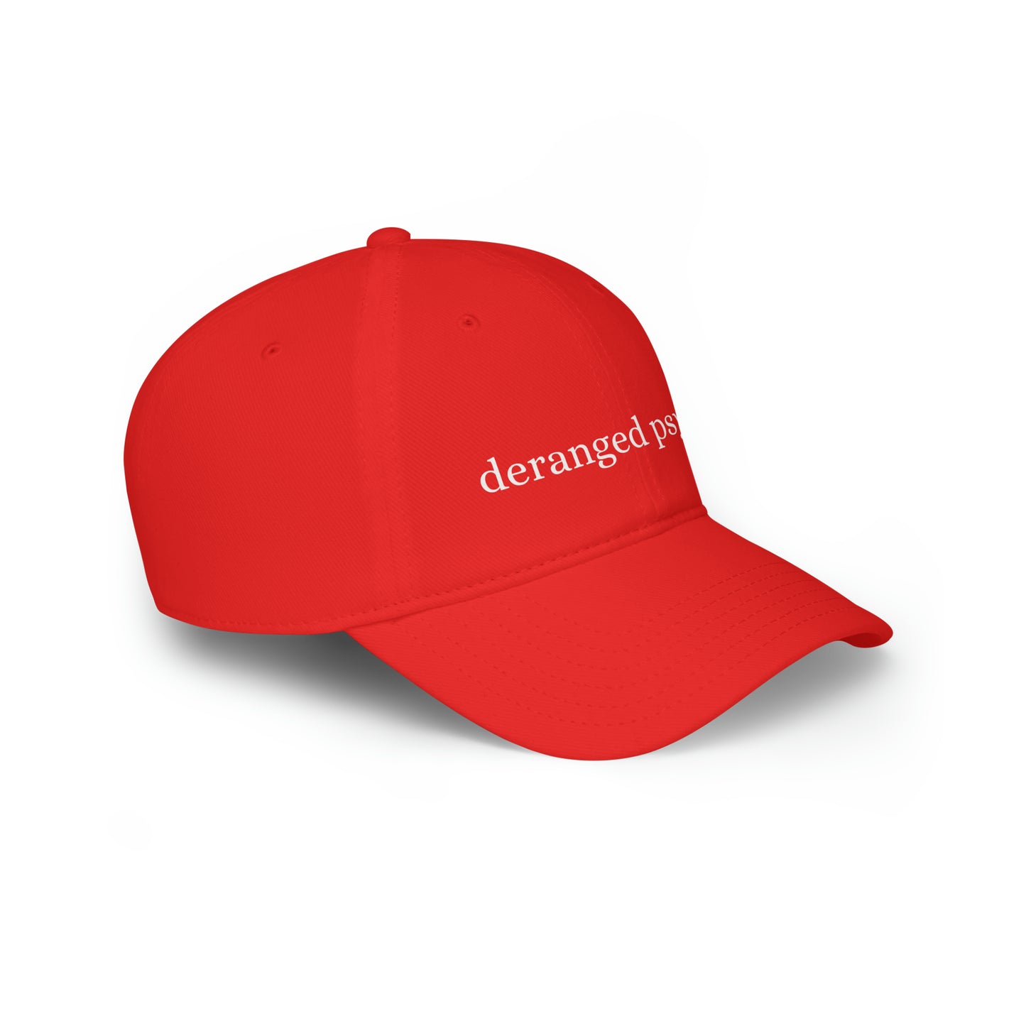 deranged psycho - baseball hat